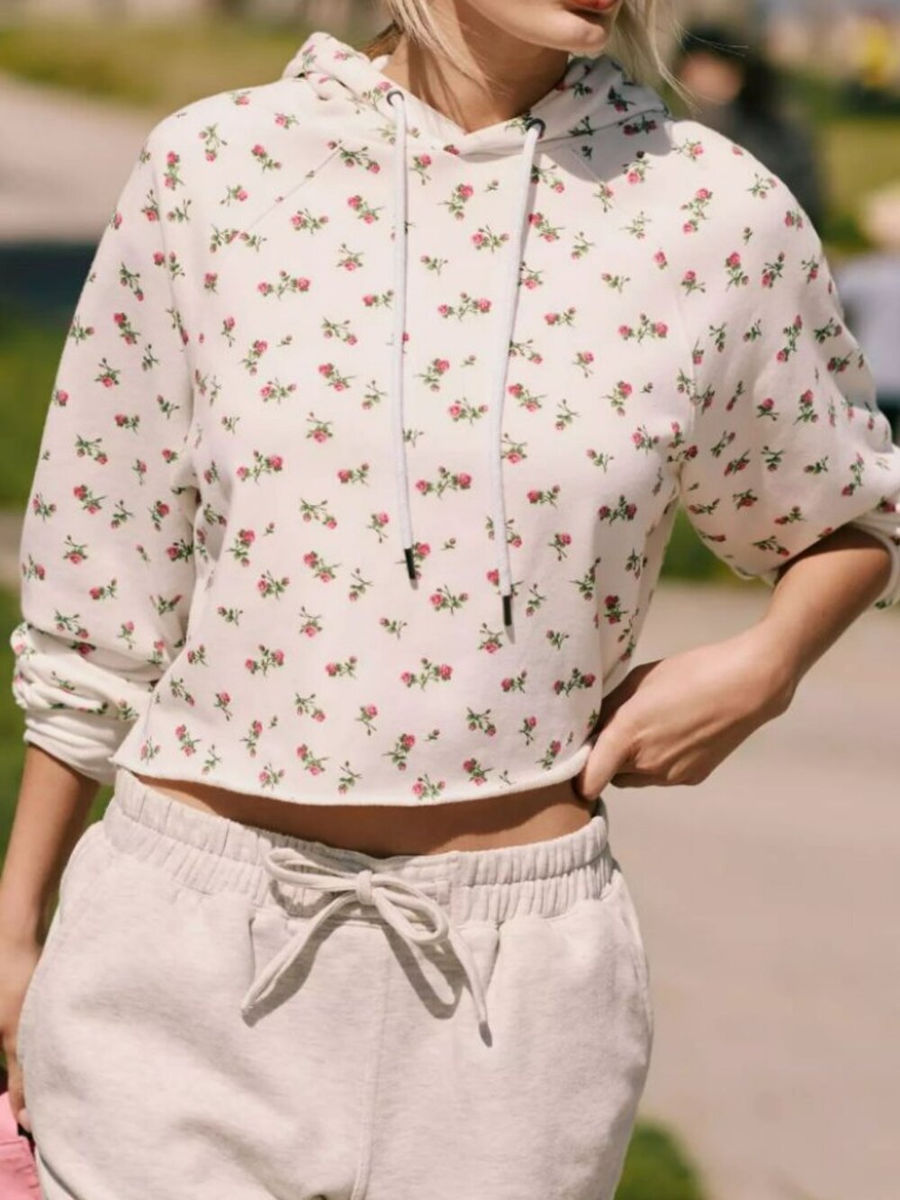 Anthropologie Beach Riot Juniper Hooded Sweatshirt